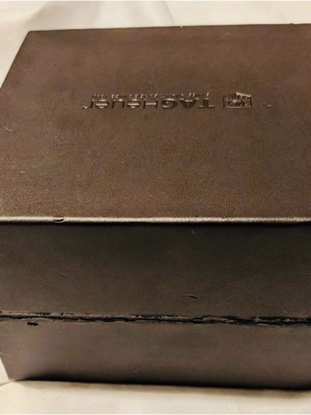 Tag Heuer Brown Presentation Watch Box with Embossed Logo